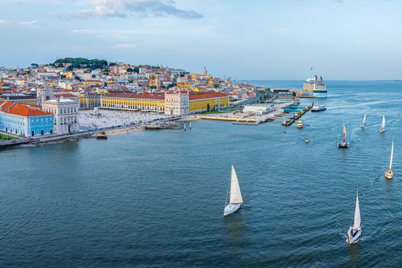 Sailing,Regatta,In,Lisbon,Marine,In,Portugal,,Europe